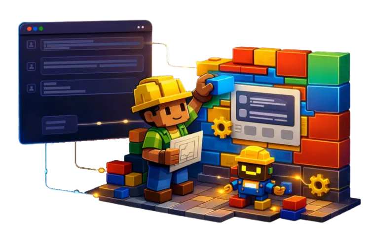 Brixel builder interface