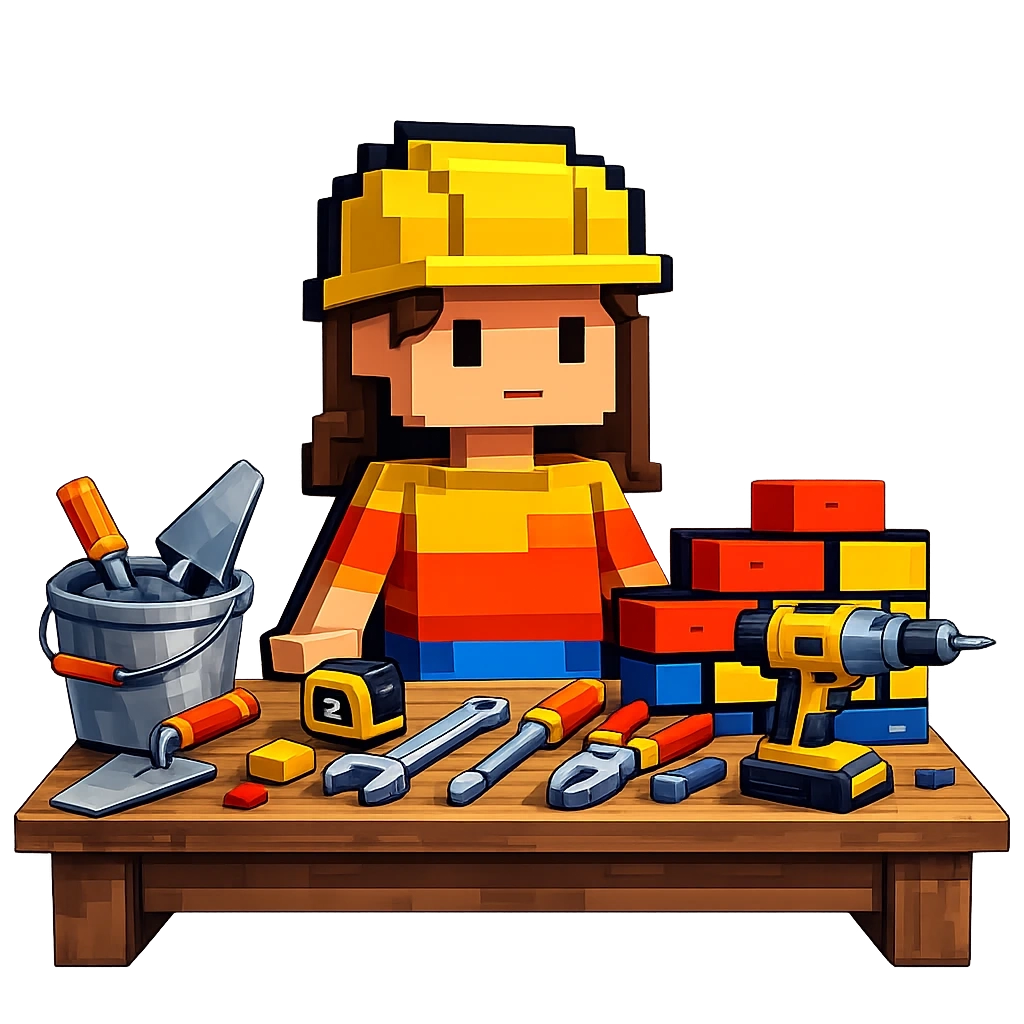 Builder using tools and generating plans